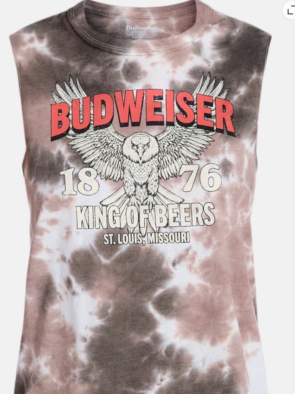 Budweiser Women's Graphic Muscle Tank Top